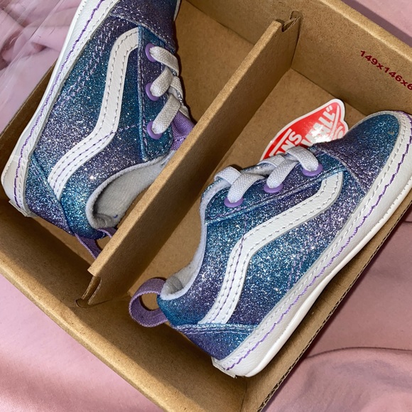 Vans old skool crib ombré glitter size 3 - Picture 2 of 3